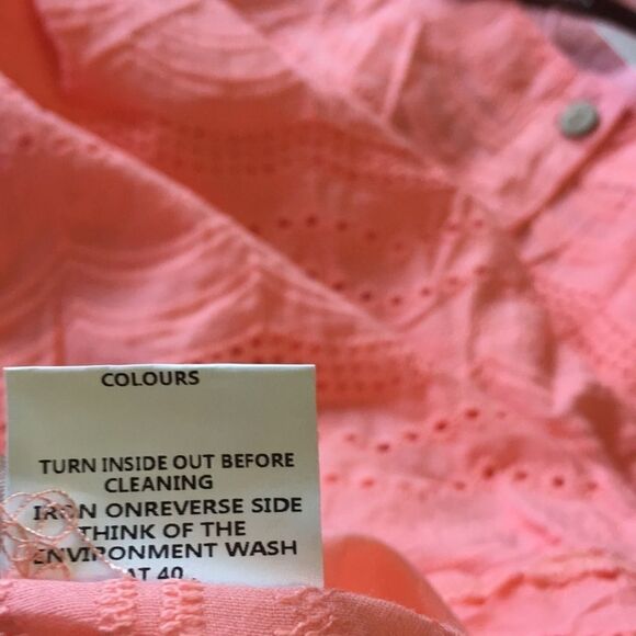 Gracila Women's Boho Embroidered Eyelet Blouse 3XL - Picture 10 of 10